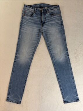 American Eagle AirFlex+ Athletic Skinny Jeans Men’s 31x32 Light Wash ITEM2611